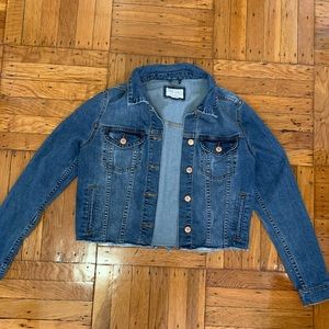 Forever 21 Cropped Jean Jacket, Size Small!